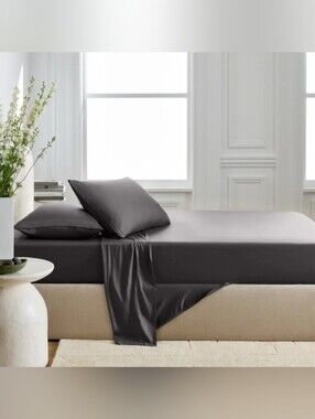 Quince Charcoal Gray Sheet Set